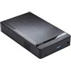 Gosera 3,5 Pollici Case HDD su Adattatore USB 3.0, Recinto di Azionamento Esterno per Disco SSD da 2,5/3,5 Pollici, per Laptop per PC con Spina UE