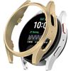 Generico Paraurti rigido in PC Clear Cover protettiva per Samsung Watch 7 40 44mm SmartWatch Custodia protettiva antiurto e a prova di caduta Custodia sostitutiva dell'orologio (40MM oro)