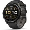 Garmin fēnix® 9 Pro, DLC Titanium, 47mm, Nero/Grigio ghiaia | Display AMOLED, Smartwatch GPS multisport premium