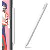 Generic Custodia compatibile con iPad Pencil (USB-C), in silicone, custodia morbida protettiva antiscivolo, supporto magnetico (bianco)