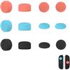 Rainway 12 tappi per joystick compatibili con Nintendo Switch 2 Joy-Con, tappi protettivi in silicone per Nintendo Switch Controller, Blu/Arancione/Nero