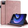 Succtopy Custodia Xiaomi Pad 6/Pad 6 Pro 11 Pollici 2023,Cover in Pelle PU Flip Portafoglio con Porta Penna Xiaomi Pad 6 11 2023,Custodia Protettiva con Slot Card Xiaomi Pad 6 Pro 11 2023,Oro Rosa