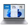 Lenovo ThinkBook 16 G9 IRL 21US, Intel Core 5 210H, Computer Portatile 40,6 cm (16) WUXGA IPS, 32GB DDR5-SDRAM, 1TB SSD NVMe, Wi-Fi 7 (802.11be), Win11 PRO, Grigio