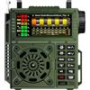 Generic Ricevitore radio portatile multi-banda con sintonizzatore antenna gamma completa AM/FM/VHF/SW/WB SSB batteria ricaricabile per uso esterno