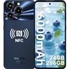 OUKITEL C69 smartphone in offerta - 7,2 pollici 120Hz, 24GB+256GB, 2026 | Display HD+ da 7,2 pollici a 120Hz,fotocamera 64MP,batteria 6000mAh e Dual SIM 4G Cellulare in offerta
