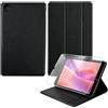 Novocloud Custodia per Lenovo Tab One/Tab K9 8,7 Pollici Modello 2025 con Vetro Temperato Pellicola, Supporto Sottile con Retro Rigido Cover con Auto Svegliati/Sonno, Posteriore Supporto Sottile per