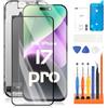 AGCUT Schermo LCD per iPhone 17 PRO A3256 A3523 A3522 A3524 Display, Nero | Sostituzione Schermo per iPhone 17 Pro 6,7 Pollici 3D Touch Face ID, Touchscreen Assembly con Riparazione