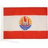 AZ FLAG Bandiera Polinesia francese 45x30 cm Poliestere 100D Cordini | Uso interno ed esterno bandiera decorativa Polynésie française doppie cuciture e bordi rinforzati