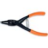 BETA - Pinza Becchi Diritti per Anelli Seeger Esterni su Alberi con Manici in PVC Antiscivolo, Pinza Professionale per Montaggio e Smontaggio Anelli Elastici Officina Meccanica, 140 mm, 1036 140X09