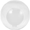 BESTonZON Paralume per Lampadario Pendente in Vetro a Doppio Strato Base G4, Design Trasparente Elegante per Decorazione della Casa e Illuminazione Delicata