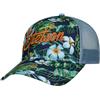 Stetson Hawaii Flower Trucker Cappellino da baseball, da uomo, con ombrello, fodera, fodera primavera-estate