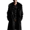 Valtorixia Cappotto invernale da uomo in pelliccia sintetica cappotto lungo invernale cappotto parka Outwear collo di pelliccia cappotti spessi