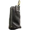 DONGKER Portachiavi con Portamonete in Pelle, Mini Borsellino con Cerniera | Pelle Morbida Resistente all'acqua, Gancio Pratico per Zaini, Design Leggero 40g, Compatto 11x6x6cm, Ideal Viaggio