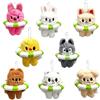 Roffatide 8pcs Kpop Stray peluche portachiavi set SKZOO portachiavi carino ciondolo ventilatore Merch regali per STAY