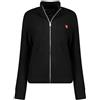 Canadian Peak Flexibleak Donna Maglia Full Zip Maniche Lunghe Acrilico Morbido Cardigan Cappuccio Comfort Quotidiano Stile Casual Moderno Bandiera Petto
