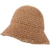 VALICLUD Cappello A Secchiello in Paglia Cappello da Spiaggia Estivo Cappello da Sole Intrecciato Cappello da Pieghevole E Traspirante Berretto A Larga