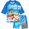 Get Trend Costume Piscina Bambino Adolescenti 2 Pz Costumi da Bagno e Rash Vest per Vacanza Spiaggia Mare Regalo Ragazzo