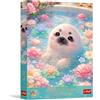Trefl Premium Plus - Cuteness Overload Jigsaw Puzzle: Una foca carina | 500 pezzi, serie "Temi intramontabili", pezzi che si incastrano perfettamente, per adulti e bambini dai 10 anni in su