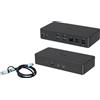 iTEC i-tec USB 3.0 / USB-C / Thunderbolt 3 Professional Dual 4K Display Docking Station Generation 2 Power Delivery 100W