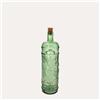 KEYHOMESTORE | Bottiglia in Vetro verde con tappo in sughero H.30x8 cm