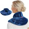 Comfytemp Cuscino Riscaldante Microonde con Peso, Cuscino Cervicale Riscaldante, Riempito con Noccioli di Ciliegia, 1,1 kg, Cuscino Riscaldante, Superficie Ultrasoft, Calore Umido Naturale ai Semi