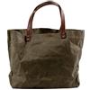 WUDON Borsa da viaggio in tela cerata - Borsa a tracolla extra large da donna