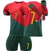 Maglia da calcio per ragazzi e bambini, set da calcio per tifosi di calcio, rega