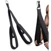 Ikopfln Corda per Tricipiti con Cavo, Fissaggi per Pull Down con 2 Lunghezze (65cm e 50c