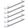 BSM Marketing Maniglia moderna a T Bar con maniglia a T per armadio da cucina, cassetto, barra (5, 96 mm)