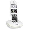 Doro PhoneEasy 110 Telefono Cordless DECT per Anziani - Telefono Portatile - Telefono Fisso - Cordless Casa - Tasti Grandi Parlanti - Interfono - Audio Amplificato (X 1 / Bianco)