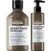 L'Oreal Professionnel Set L'Oréal Absolut Repair Molecular Shampoo + Balsamo - Per capelli danneggiati e trattati chimicamente
