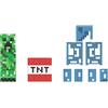 Mattel Minecraft Creeper - Creeper Livello Diamante, giocattolo da collezione da 14 cm con accessori die-cast, giocattolo e regalo per bambini e adulti 6+ Anni, verde, HLL31