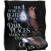 LOGOVISION Lord Of The Rings Frodo Light In The Dark Coperta super morbida al tatto setoso - 152 x 127 cm