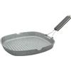 Tognana Porcellane Grill Quadro 28x28cm con manico pieghevole Mythos