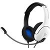 PDP-PerformanceDesignedProduct 051-108-EU-WH PDP Headset Stereo LVL40 bianco per Playstation 4 e 5