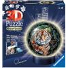 Ravensburger- Luce Notturna per Gatti Predatori 11248-Puzzle 3D, Motivo predatori-72 Pezzi, dai 6 Anni in su, Multicolore, 11248