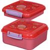 Sistema Expressions Bambini Set di Bento Porta Pranzo | Bento Cube (1,25L) & Scatola Sandwich (450ml) | Space Kitty Popsicle