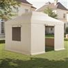 VEVOR Copertura Invernale per Gazebo, per Gazebo Rigidi da 3,10 x 4,41 m, Copertura a Due Livelli per Tutte le Stagioni con Pareti Laterali e Finestre in Rete, per Ripari Chiusi,non Inclusi