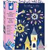 Janod Kit Creativo Sabbie Fluorescenti e Glitter Notte Magica - Arti Creativi - 5 Quadri da Decorare - Immaginazione e creatività - A Partire dai 5 Anni