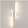 Mckalen 24W Applique da Parete Interno LED Bianca 60CM Luce Neutra 4500K | 24W 2700LM LED Lampada da Parete in Acrilico, Moderno Lampada a Muro per Camera da Letto Lampada Soggiorno Scale Corridoio