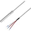 iOVEO 038HT01305 - PT100 - Sonda di temperatura con cavo di collegamento in teflon fino a 250°C, 3 conduttori, IP67 impermeabile per uso alimentare, 5 metri