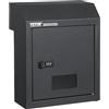 VEVOR Cassetta Postale per Chiavi, Cassetta Postale per Porta, Cassetta in Acciaio Resistente con Serratura a Combinazione 305 × 155 × 360 mm, Cassetta per Posta, Cassetta Portachiavi Grigio Scuro
