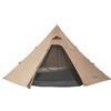 VEVOR Tenda da Esterno per Campeggio Capienza ca. 4 Persone, Tenda Invernale Portatile con Foro per Stufa Rete Interna, Tela Impermeabile Rivestito in PU da 2500 mm, Campeggio, Pesca, Caccia