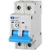 ELEKTRONOVA Interruttore Magnetotermico 2P C20 20A 6kA - 2 Moduli DIN - 220V