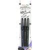 Pentel SESP15 Brush Sign Pen Pigment, pennarello punta fibra flessibile inchiostro nero punta fine, media, larga