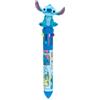 Grupo Erik Stitch Penna Multicolore 10 Colori | Penna a Sfera 3D | a Scatto, Topper 3D, Inchiostro Colorato, Cancelleria Scuola, Regalo Bambina 10 Anni, Disney Gadget, Lilo e Stitch Gadget