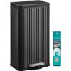 SONGMICS Pattumiera in Acciaio da 30 L, con Secchio Interno | Bidone Spazzatura, 33,6 x 29,8 x 59,5 cm, Adesivi e Sacchetti per Spazzatura, per Cucina, Nero, Collezione PATIA LTB330BZ02
