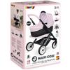 Smoby Carrozzina Maxi-Cosi Combi 3 in 1 Rosa per Bambole