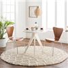 Livabliss Tappeto shaggy Dubai - Tappeto moderno berbero per soggiorno, grande 160 cm, morbido tappeto shaggy per camera da letto, stile bohémien, soffice e neutro, facile da pulire, peluche a pelo