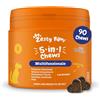 Zesty Paws Multivitaminico 5-in-1 per Cani - Uso Quotidiano - 90 Bocconcini | Supporta Pelle, Intestino, Difese Immunitarie e Funzioni Cerebrali - Con Vitamine A, B, C, e L-Carnitina - Gusto Tacchino